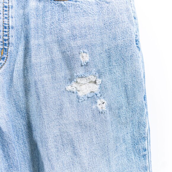 Tommy Hilfiger Jeans Y2K Flag Patch Distressed Hip Hop - Picture 10 of 16